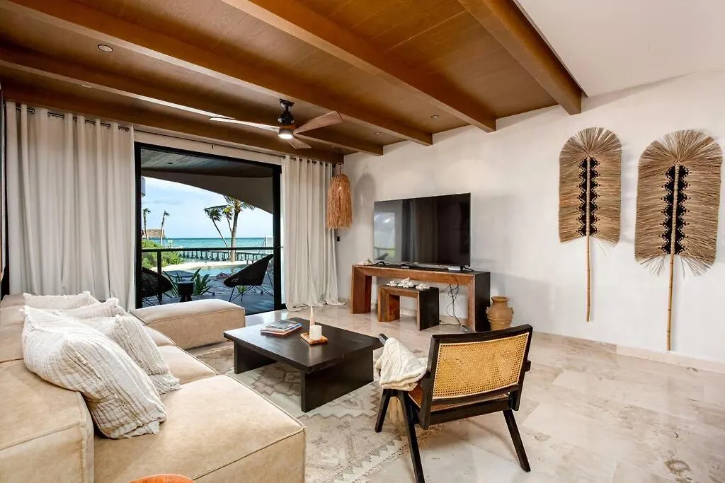 Apartmán Bahia Tankah 52 Beach Front By Uniko Tulum Mexiko